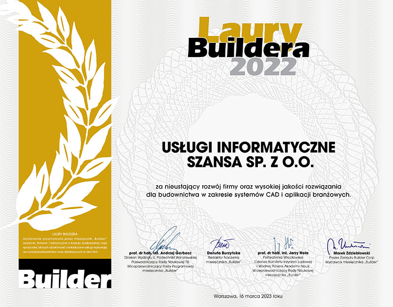 cert LauryBuildera202240